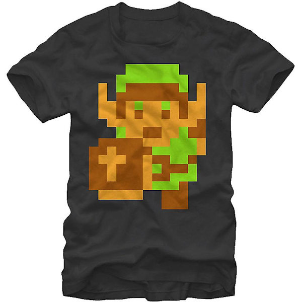 Länk Pixels Legend of Zelda T-shirt M
