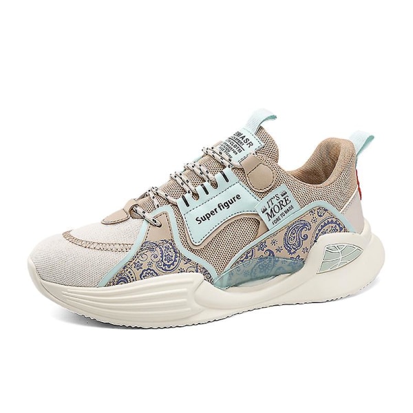 Basketskor för herr Andas Sneakers Löparskor 3Af6659 Beige 42