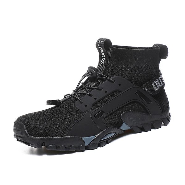 Vandringsskor för män Trailrunning Skor Halksäkra Fitness Promenad Jogging Sneakers 3Cw25 Black 41