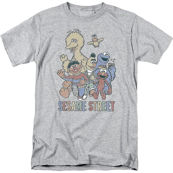 Färgglad Sesame Street T-shirt XXXL