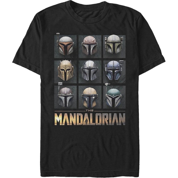 Bounty Hunter Helmets Star Wars The Mandalorian T-Shirt L