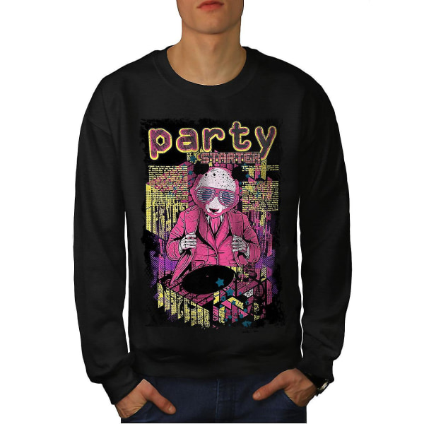 Party Starter Dans Män Blacksweatshirt S