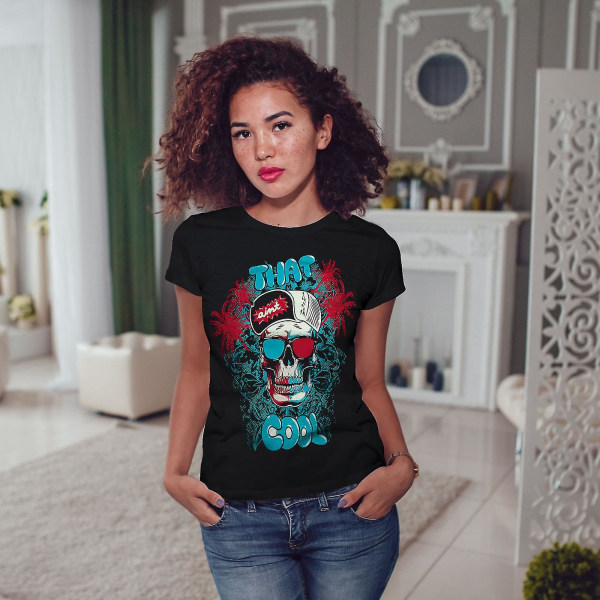 That Aint Cool Dead Women Blackt-shirt | Wellcoda M