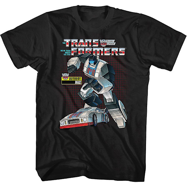 Retro Jazz Transformers T-shirt XL