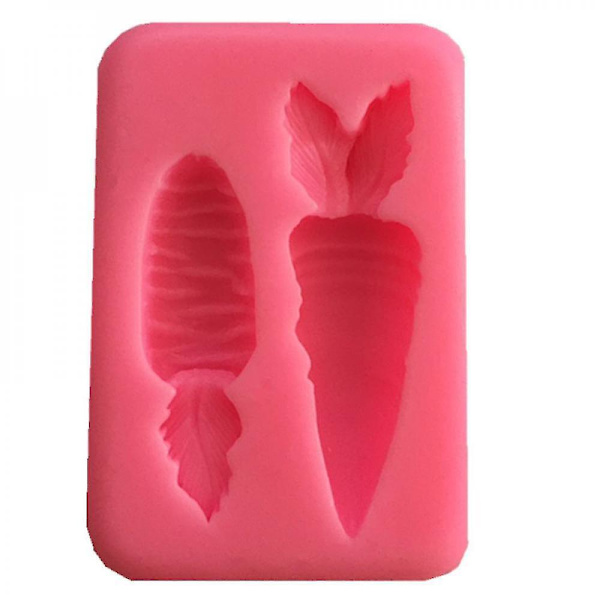 3d morotsmatkvalitet silikonfondant mould