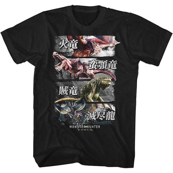 Monster Hunter 4 Monsters T-shirt M