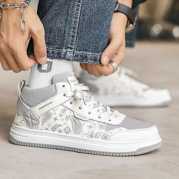 Herrsneakers Andas Dam Skateboarding Skor Löparskor A811 WhiteGray 41