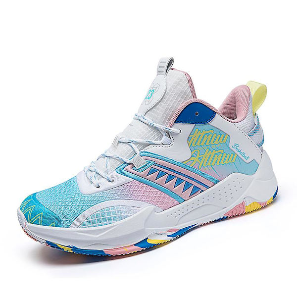 Basketskor för män Aldult Bekväma Sneakers Utomhussportskor 3B715 Pink 44