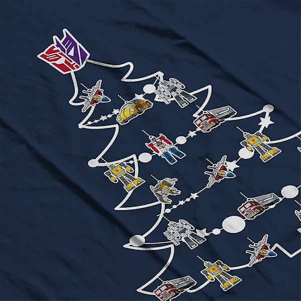 Transformers Christmas Tree Silhouette T-shirt för kvinnor