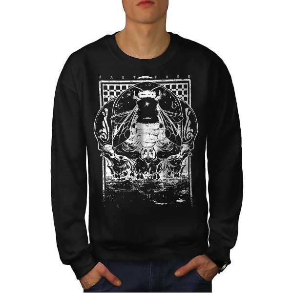 Abstrakt Bug Fly Men Sweatshirt S