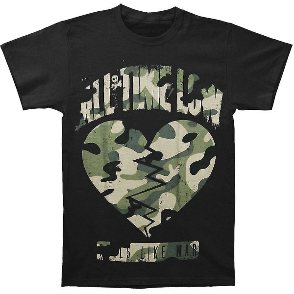 All Time Low Stor och trasig T-shirt S