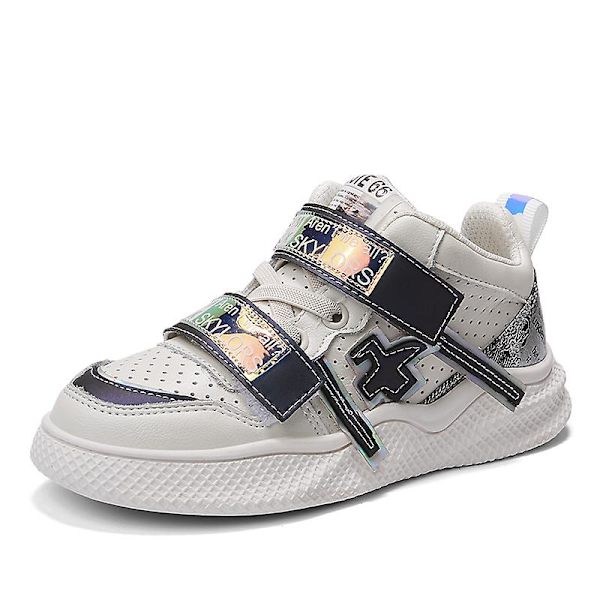 Barnskor Dämpande halkfria sneakers Löparskor för pojkar Frh3507 White 34