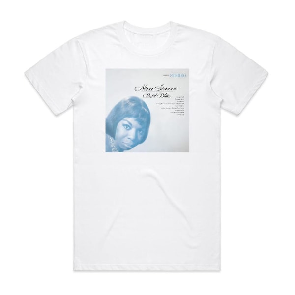 Nina Simone Pastell Blues T-shirt Vit M