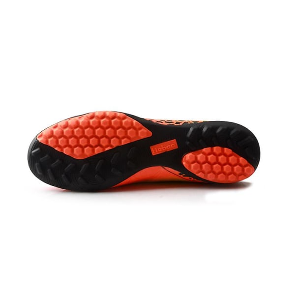 Fotbollsskor för män Spikes Fotbollsskor för ungdomar Stövlar Athletic Sneaker 3Cs77030 Orange 37