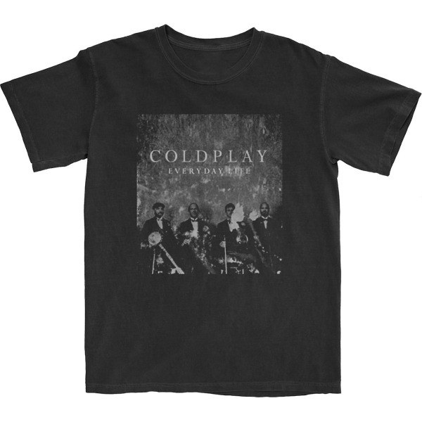 Coldplay Everyday Life Svart T-shirt L