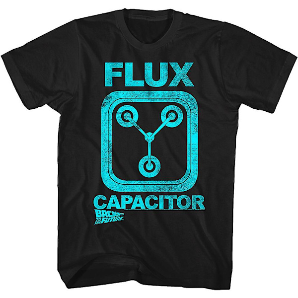 Svart Flux Capacitor Skjorta M