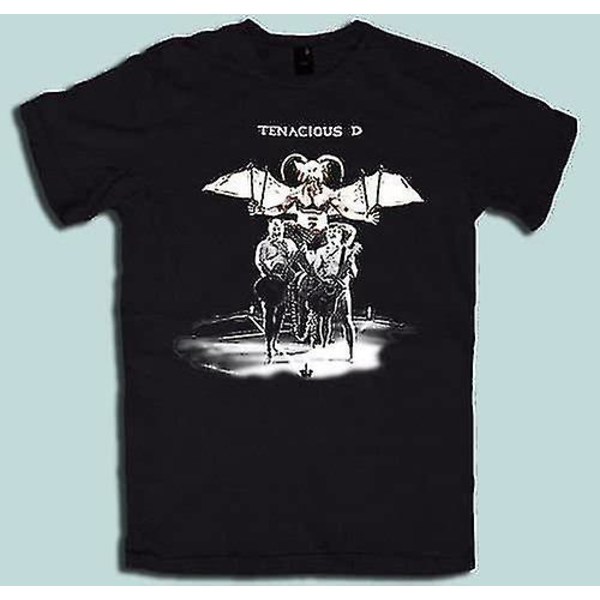Remaja Jaya Tenacious D Album Svart T-shirt för män S