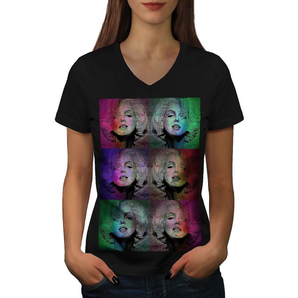Marilyn Art Celebrity Women T-shirt XL