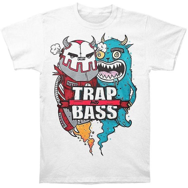 Trap And Bass Robot & Monster T-shirt S
