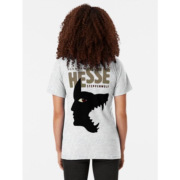 Hermann Hesse Tri-blend T-shirt White Fleck XL_Back