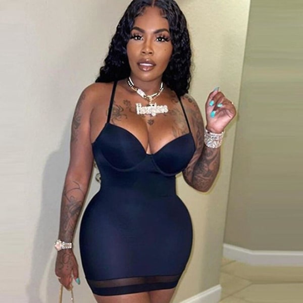 Waist trainer Kvinna 2022 Fest Fira Strench Outwear Push Up Corset Slim Underwear Dam Naken Klänning Sexiga Underkläder,marinblå M