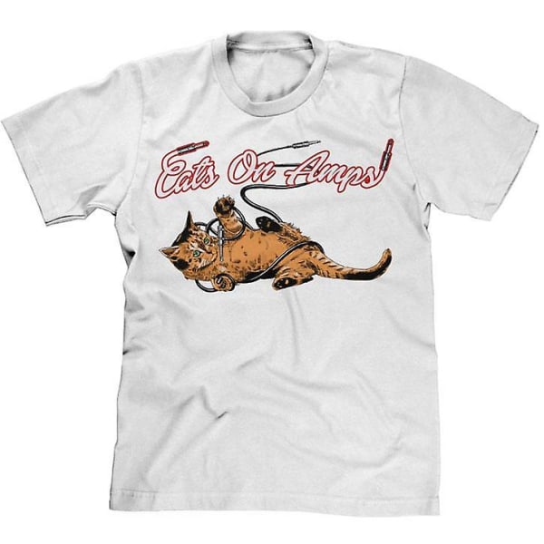 Cats On Amps trasslig T-shirt L
