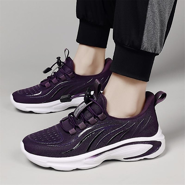 Dam Sneakers Andas löparskor Mode Sportskor 3Ca123 Purple 42