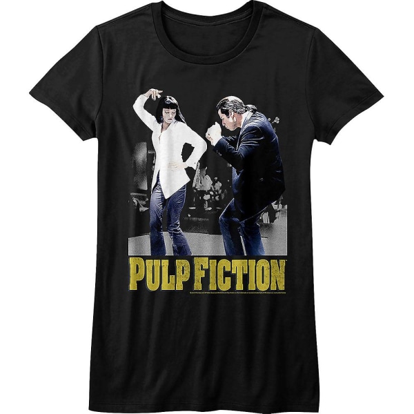 Damer Mia och Vincent Dansande Pulp Fiction Shirt L