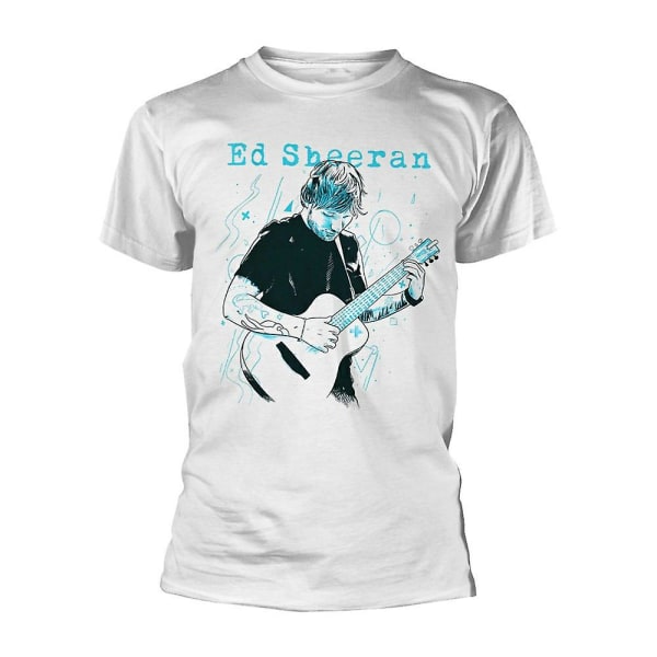 Ed Sheeran Guitar Line Illustration T-shirt XL