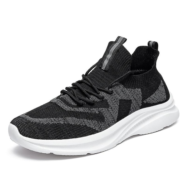 Löpning för herr Andas promenader Athletic Skor Mode Sneakers 3Bnk10 Black 46