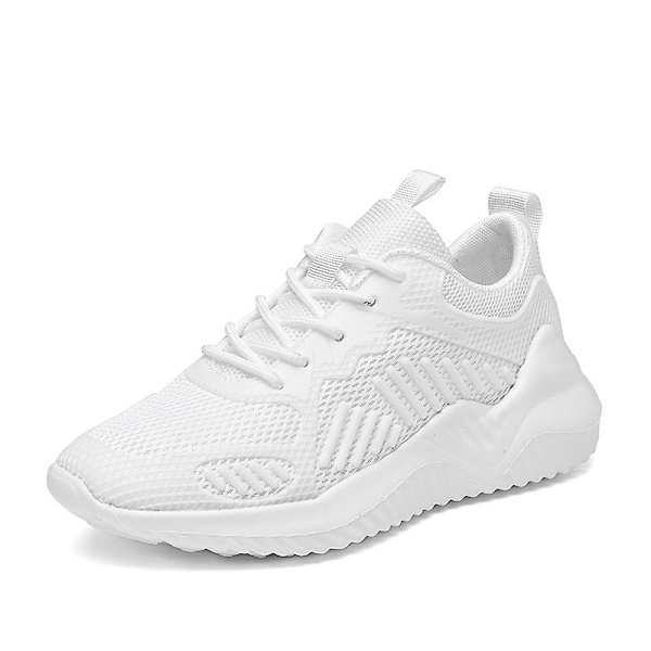 Herrsneakers Löptennisskor Lättviktsventilerande Sport Athletic 3C6851 White 35