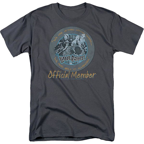 He-Man Woman Haters Club officiell medlem Little Rascals T-shirt L