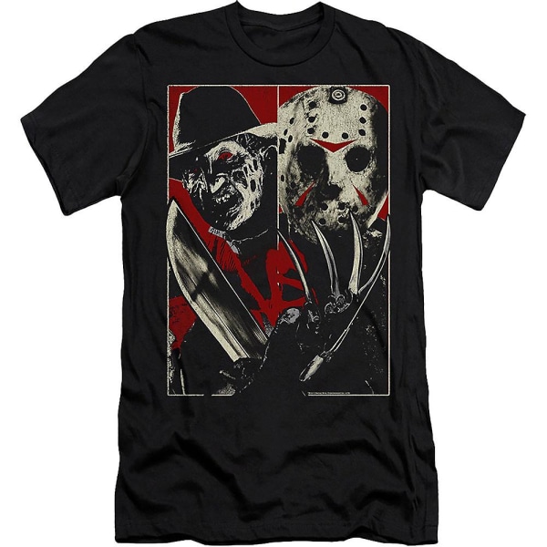 Evil Battles Evil Freddy vs. Jason T-Shirt L