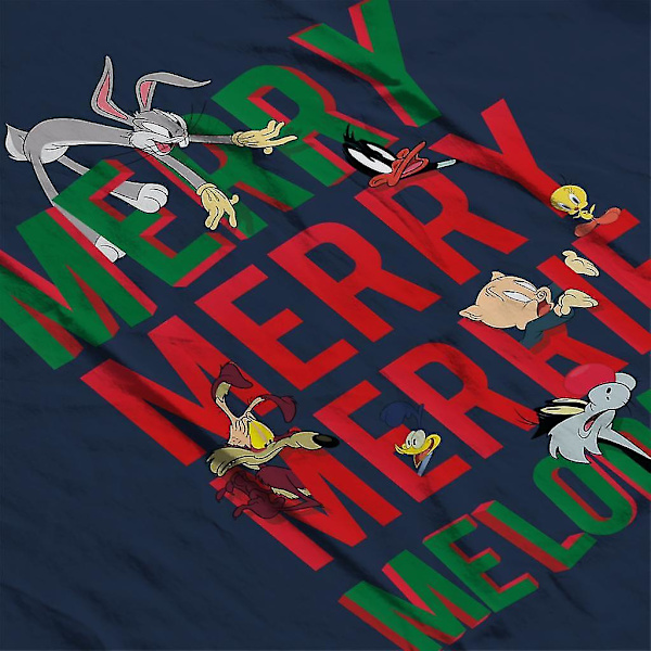 Looney Tunes Christmas Bugs Bunny Merry Melodies Huvtröja för barn