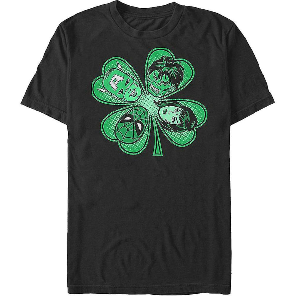 Four Leaf Clover Marvel Comics T-shirt L