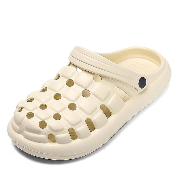 Strandtofflor för män Modesandaler Utomhus Halkfria inomhusskor 3B2104 Beige 40-41