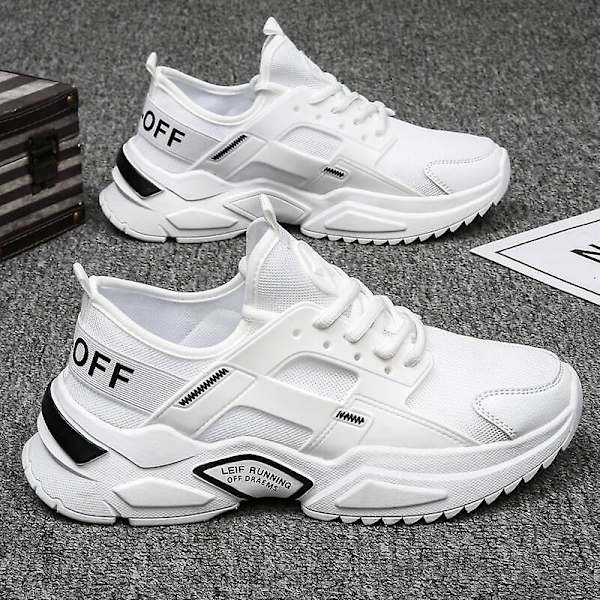 Herr Dam Sneakers Andas löparskor Mode Sportskor Yjt2017 White 44
