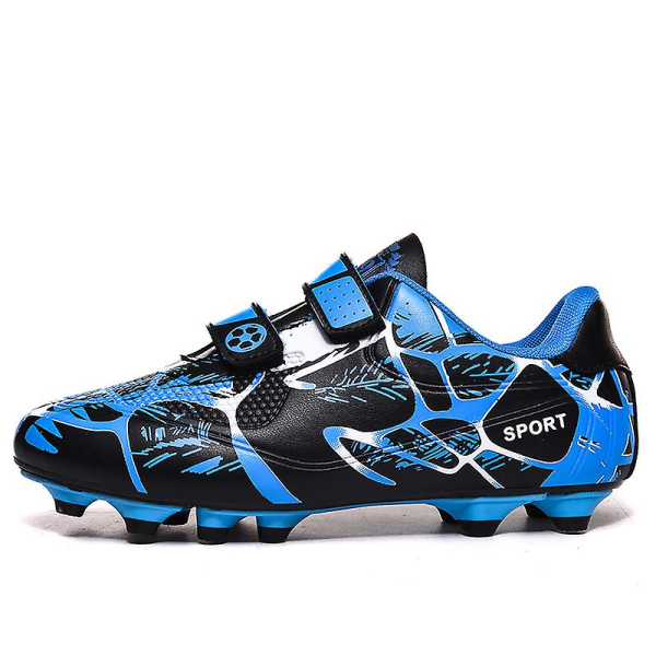 Fotbollsskor Barn Fotbollsskor Vuxen Fotbollsskor Grästräning Sport Skor Sneakers 3B1616 Blue 36