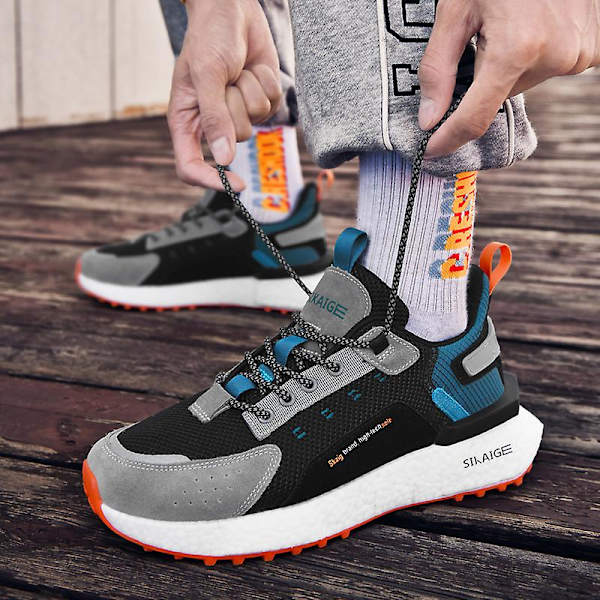 Herrskor Sport Löparskor Mode Sneakers 2C1699 Gray 43