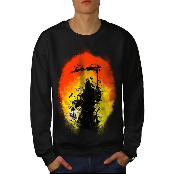 Cool Fantasy Grim Men Blacksweatshirt L