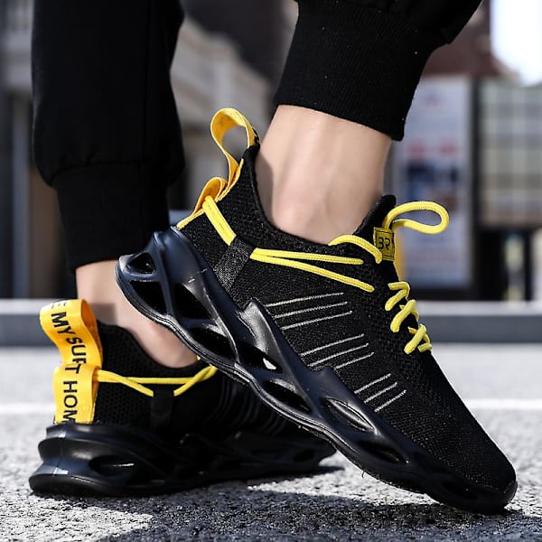 Herr Sport Athletic löparsneakers Walking Shoes 3Bg157 Black 42