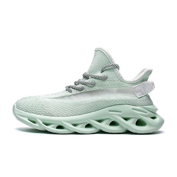 Män Lättviktssneakers Andas löparskor Mode Sportskor 3Dg83 Green 41