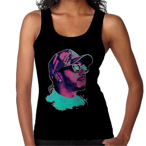 Motorsport bilder Lewis Hamilton Spansk Gp Neon Art Damväst 3XL