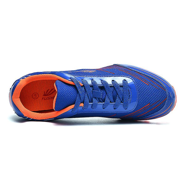 Friidrottsskor för män Spikes Track Race Hoppande Sneakers Professionell löpning Nail Spikes Skor 3C790 Blue 34