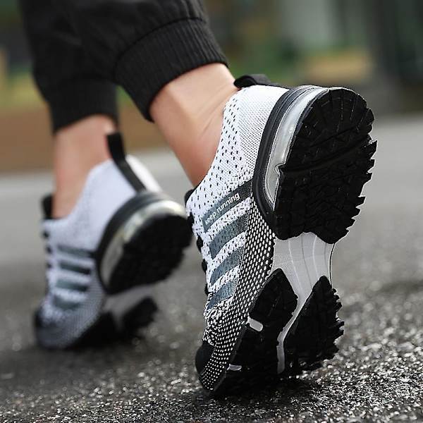 Herr Sneakers Andas löparskor Mode Sportskor 8702-1 Gray 39