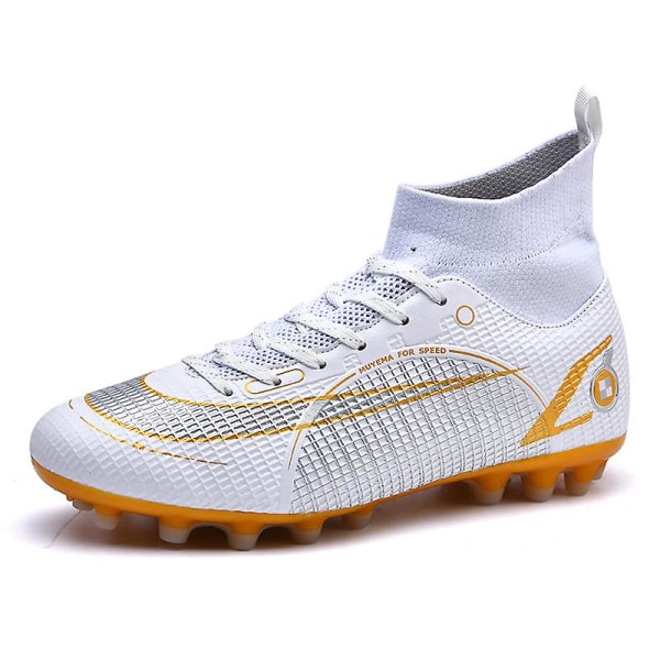 Fotbollsskor dam Spikes Fotbollsskor för ungdomar Stövlar Atletisk Sneaker 3C2588GA White 40