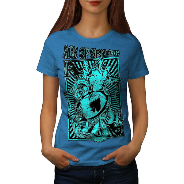 Spelkort Gamble Kvinnor Royal Bluet-shirt 3XL