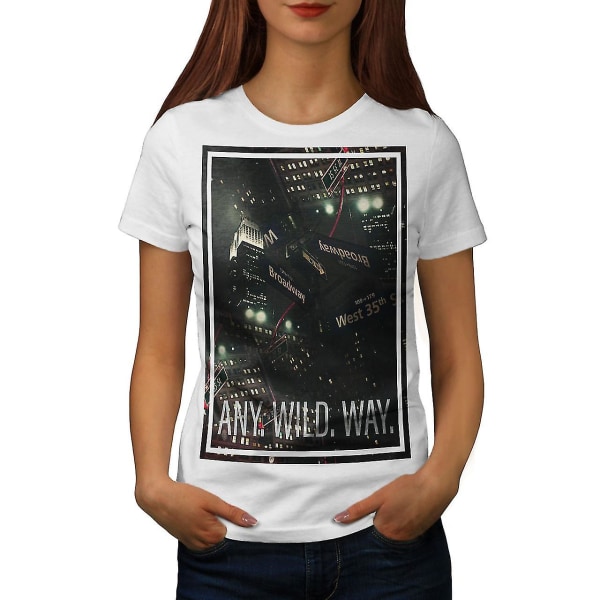 Any Wild Way City Women T-shirt L