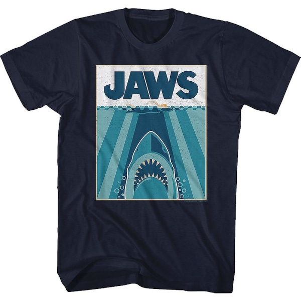 Grafisk affisch Jaws T-shirt XXXL