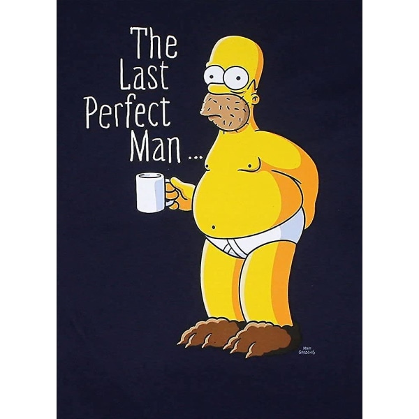 The Simpsons Homer The Last Perfect Man Marin T-shirt (x-large) S